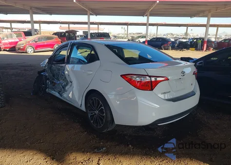 2016 Toyota Corolla S Plus z USA, uszkodzony, nr VIN 2T1BURHE7GC644953